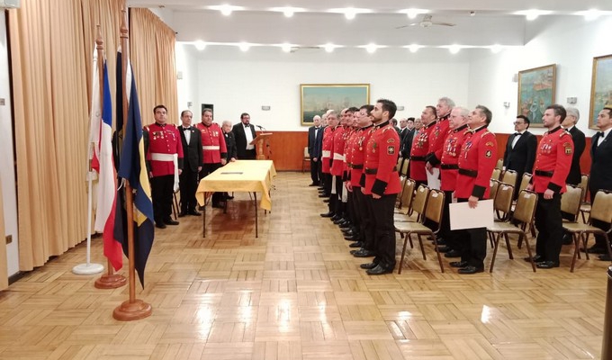 RECONOCIMIENTO A NUESTROS BOMBEROS POR PARTE DE LA GRAN LOGIA DE CHILE (CIRCUNSCRIPCIÓN ÑUÑOA - MACUL)