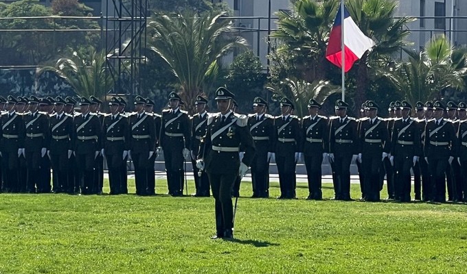PARTICIPACION CBÑ EN CEREMONIA DE ENTREGA DE SABLES Y ESPADÍN CARABINEROS DE CHILE.