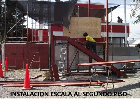 INSTALACION ESCALA AL SEGUNDO PISO