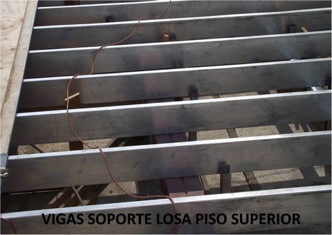 VIGAS SOPORTE LOSA PISO SUPERIOR